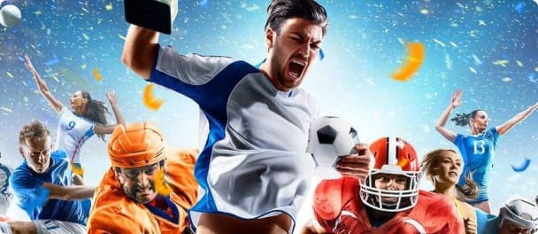 American football scoreboard illustrating regulation and overtime with the 55-minute settlement rule.