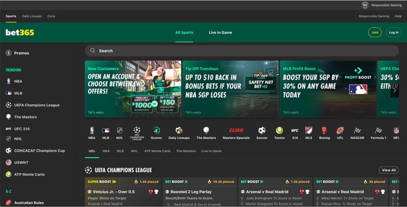 Bet365 live betting
