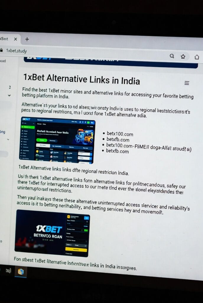 1xBet Alternative Link India 2026: Reliable Mirrors and Tips