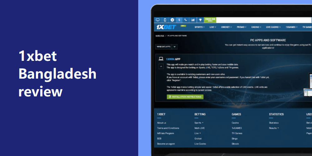 1xBet mobile app for live cricket betting, perfect for Bangladeshi users on the go.