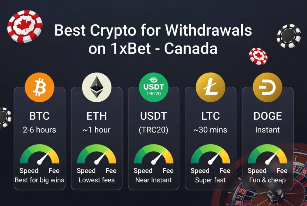1xBet USDT & Bitcoin Withdrawal Canada — Real Times, Real Results 