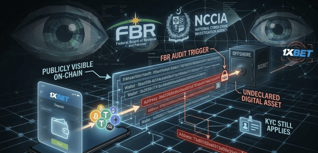 1xBet Crypto Deposit Pakistan: Dodging Banks & FBR Taxes? 2 Cryptocurrency Gambling Pakistan: Surviving Banks and Taxes