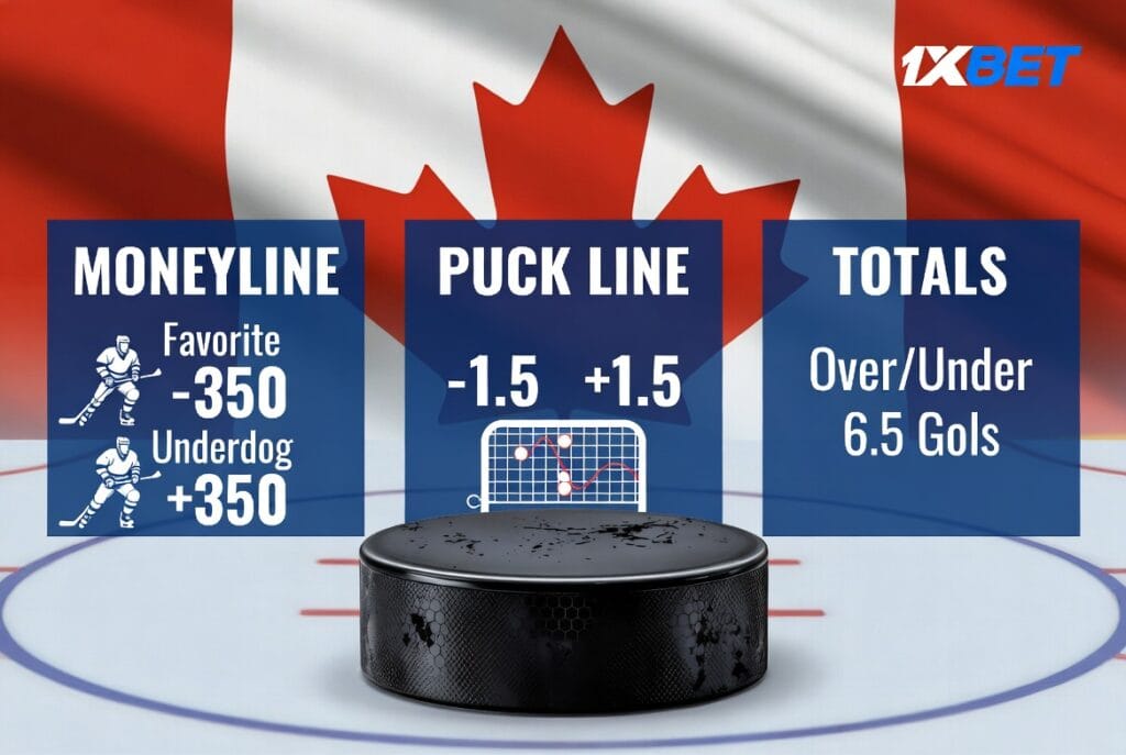 NHL Betting Odds Canada Explained: 1xBet Hockey Markets & Real Edge