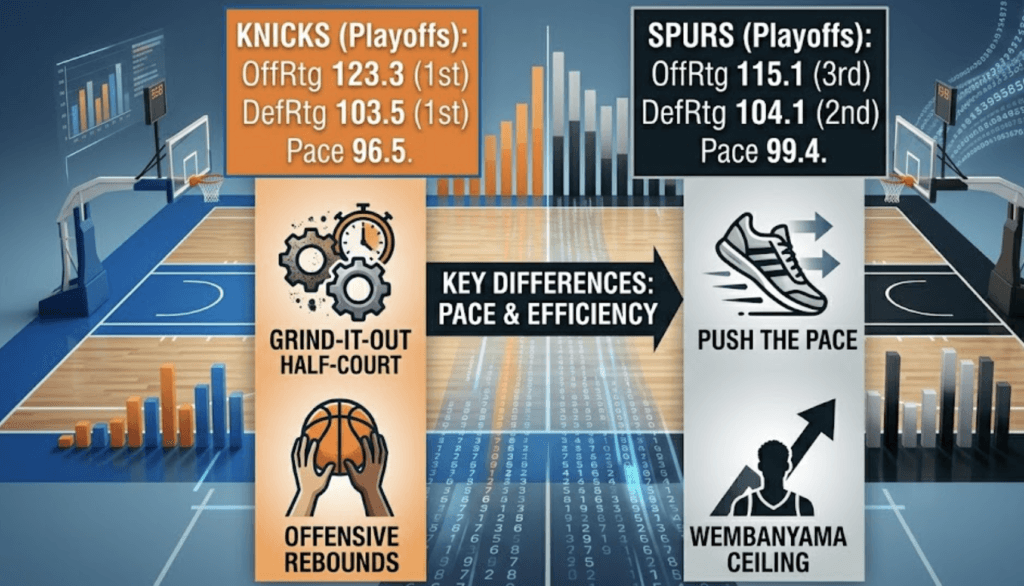 尼克 vs 馬刺G1、G2投注攻略|1xBet NBA總冠軍賽盤口 2 NBA總冠軍賽下注重點:尼克 vs 馬刺讓分與大小分分析