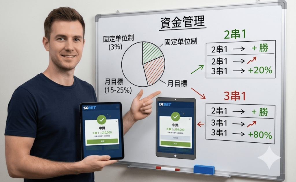 串關是什麼？2串1和3串1差在哪？1xBet平台實戰操作指南