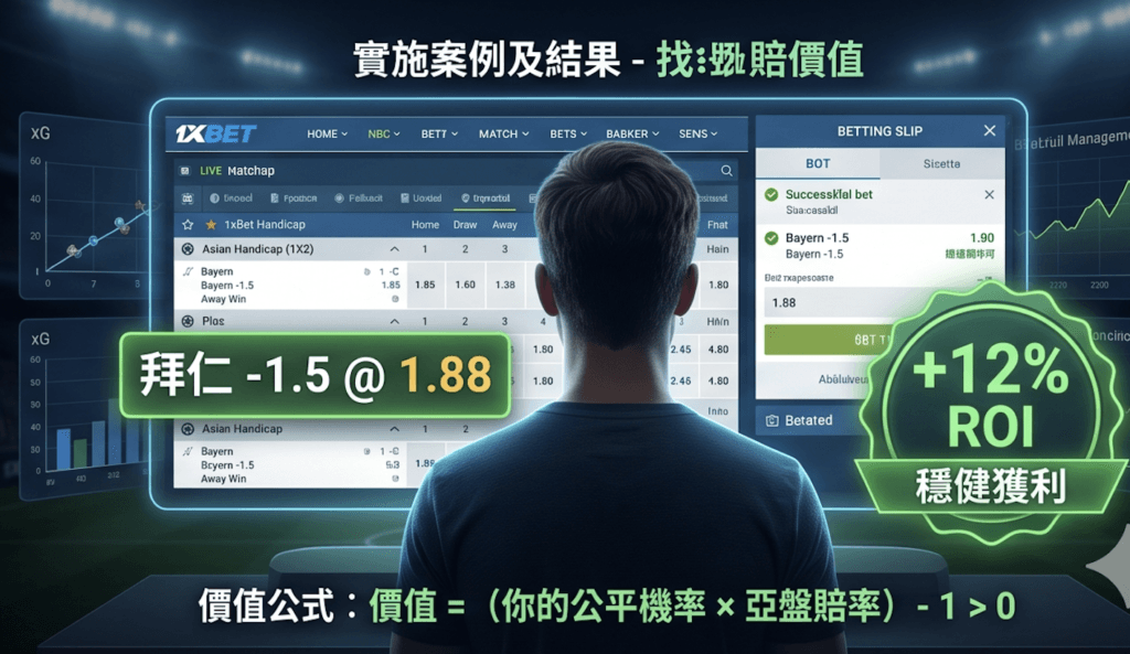 1xBet賠率分析完整教學：隱含機率、亞盤水位與正期望值